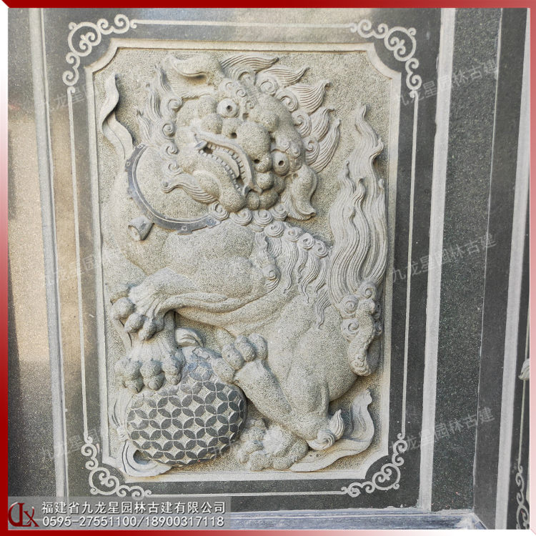 祠堂外裝浮雕圖片